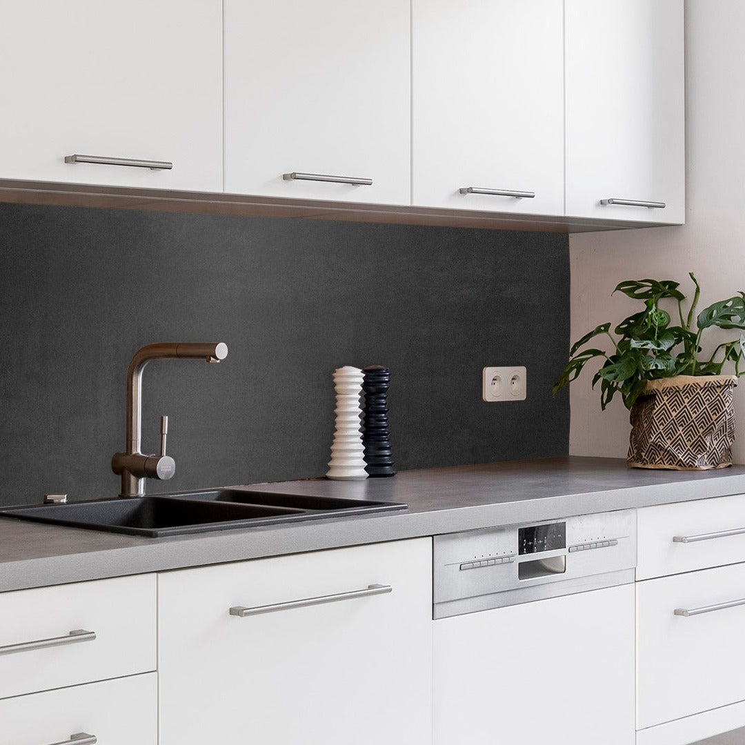 Küchenrückwand - Beton graphit