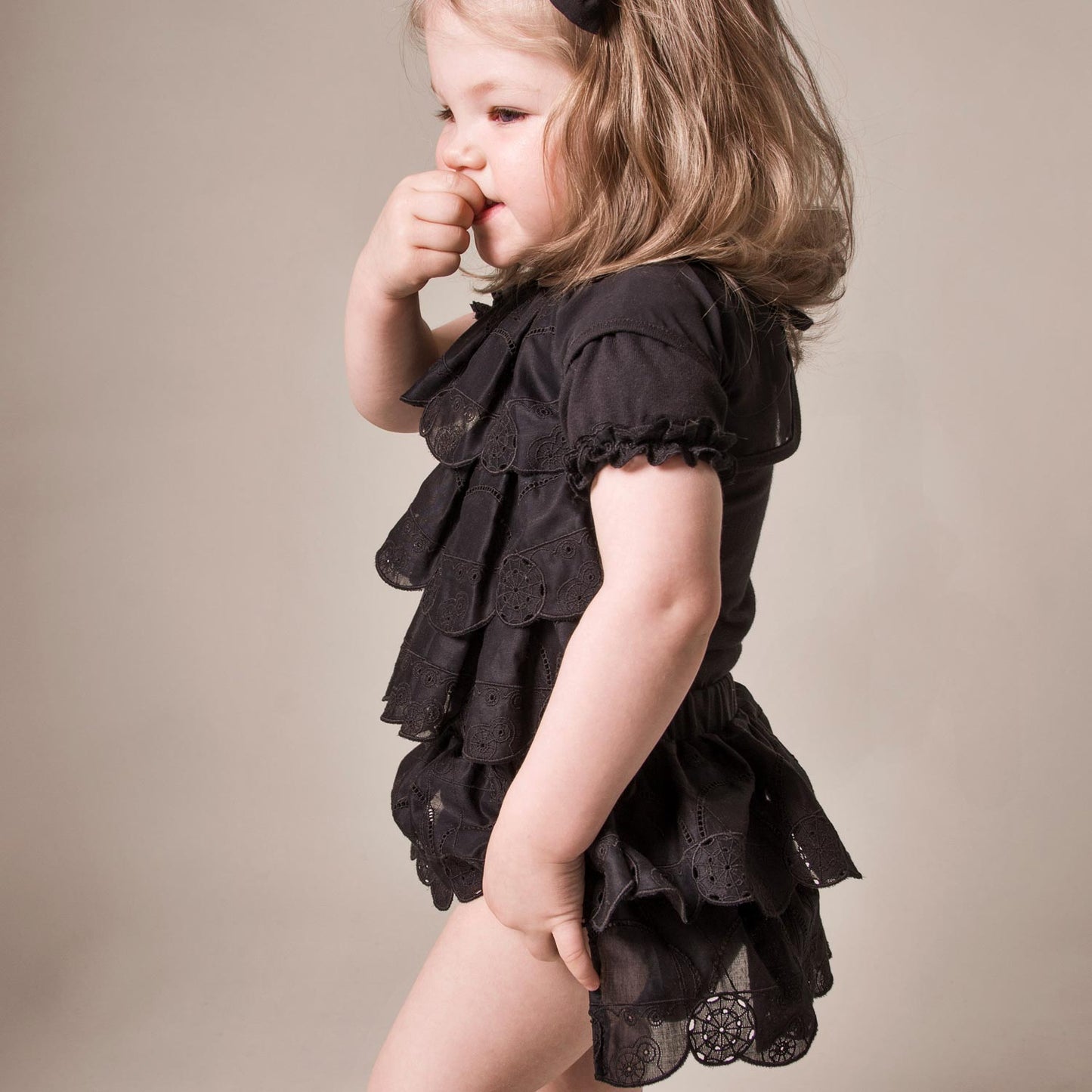 Baby Bloomers with Steampunk Lace