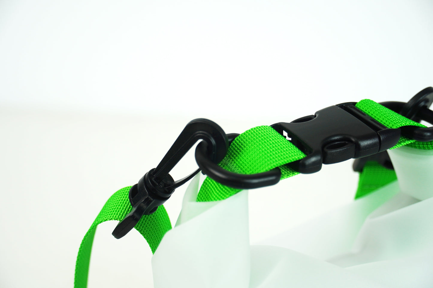 Towel to Go Roll N Go Bag – Waterproof & Transparent Dry Bag, Green (5 Liters)