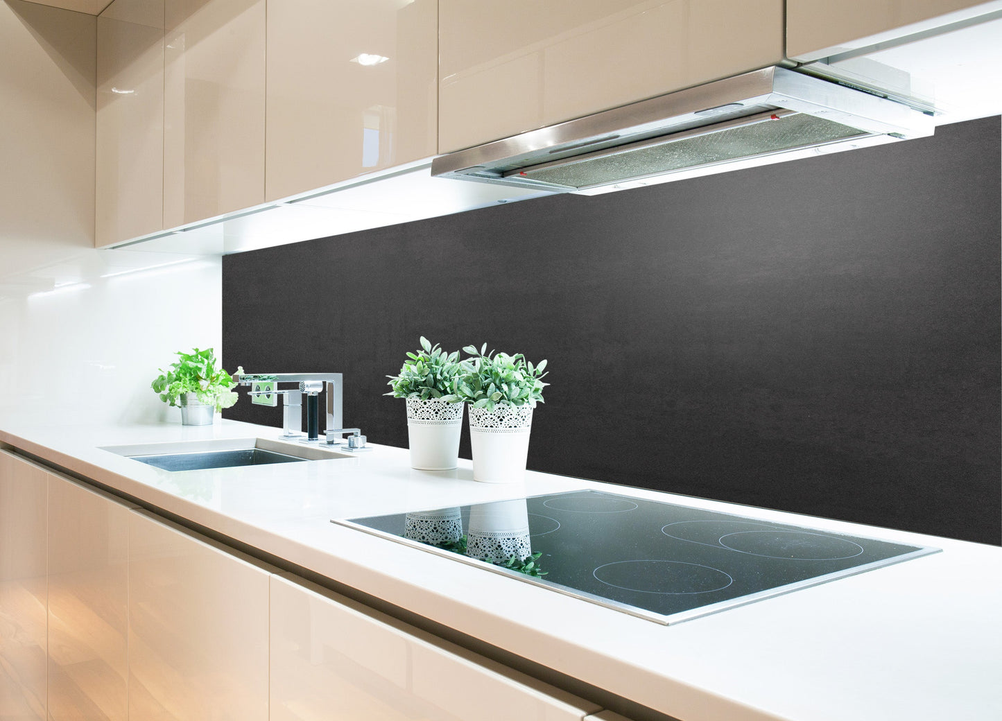 Küchenrückwand - Beton graphit