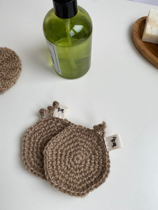 Jute Schwamm 'Flat Earth'