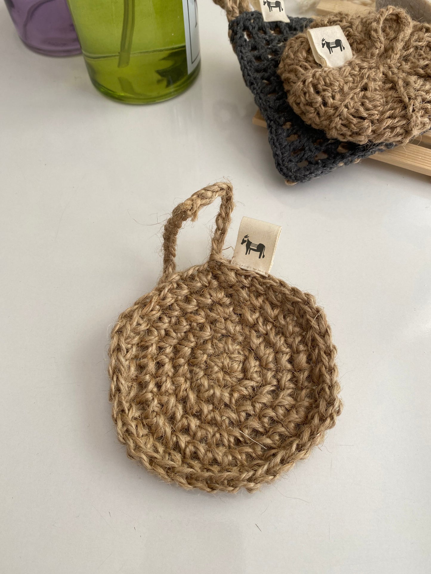 Jute Schwamm 'Flat Earth'