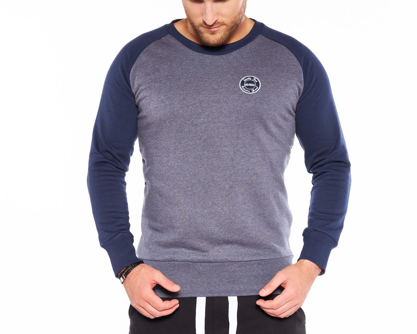 Styleko Herren Rundhalsausschnitt Winter Pullover