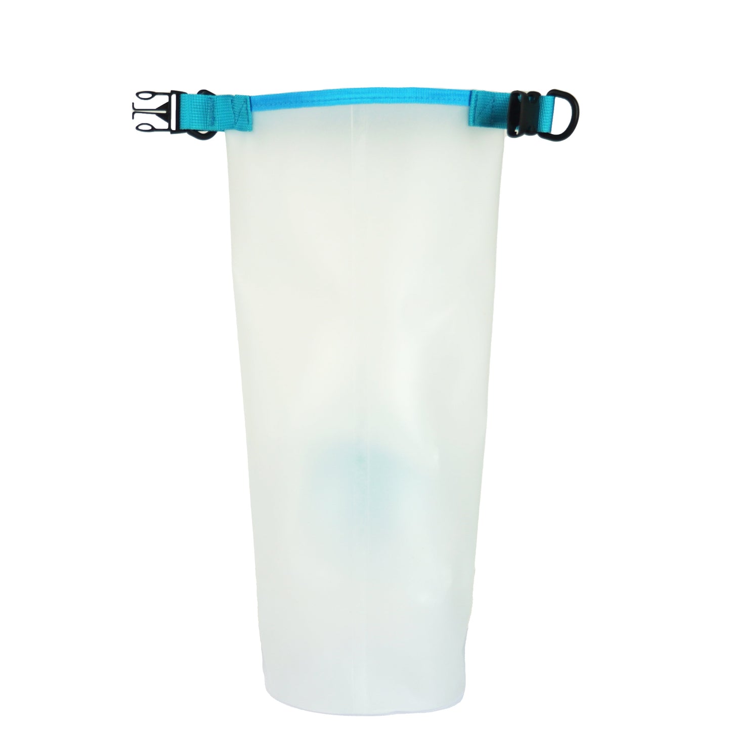 Towel to Go Roll N Go Bag – Waterproof & Transparent Dry Bag, Blue (5 Liters)