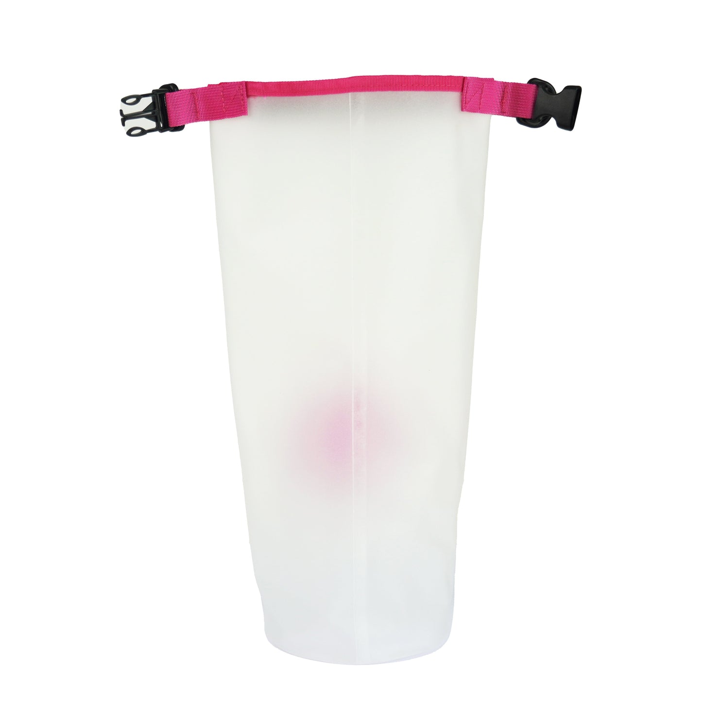 Towel to Go Roll N Go Bag – Waterproof & Transparent Dry Bag,  Pink (5 Liters)