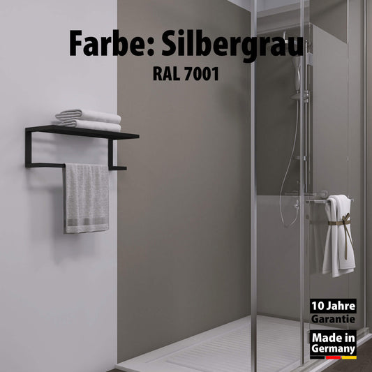 Duschrückwand - Silbergrau (250x100cm)