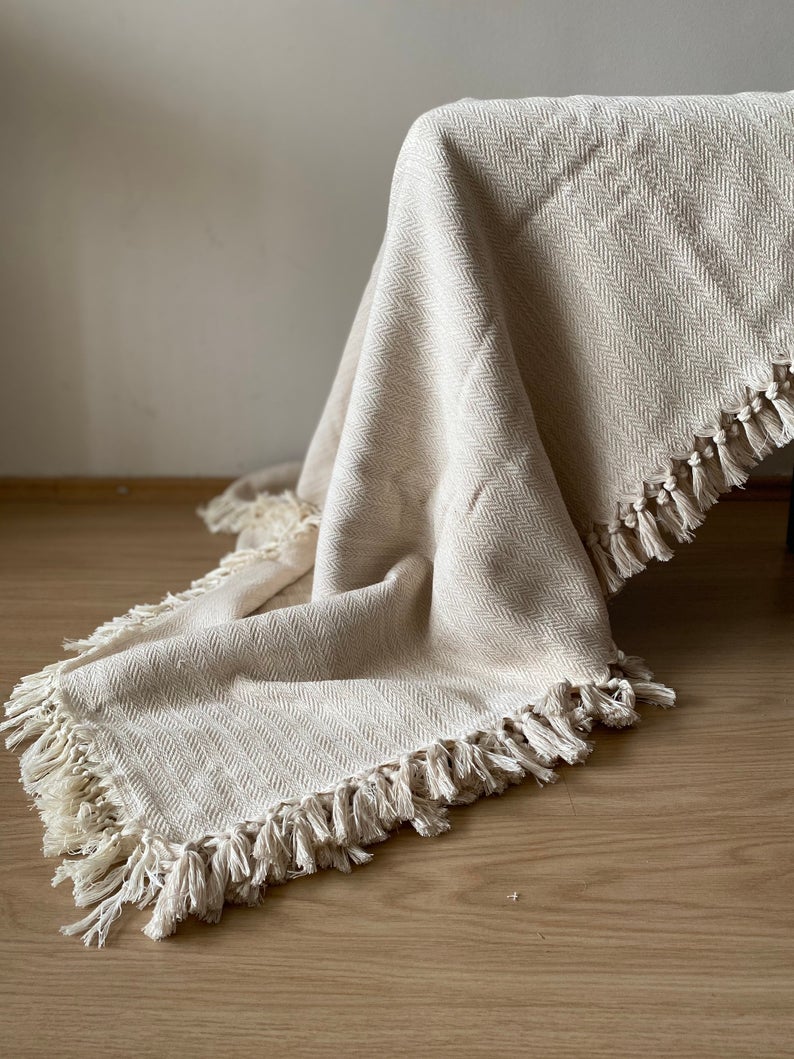 Handwoven blanket "Şirince"