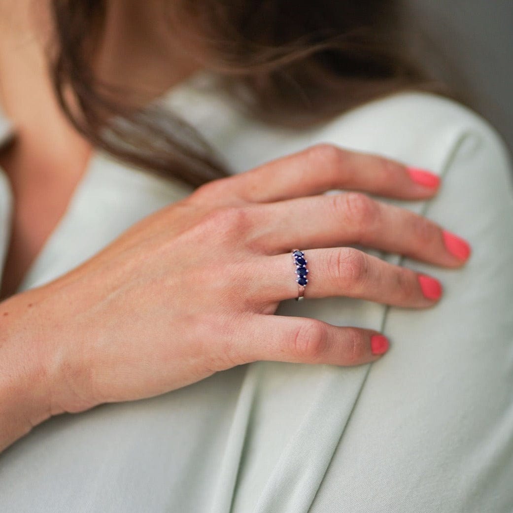 Ring Night - Sterling Silver Elegant Evening Ring-2