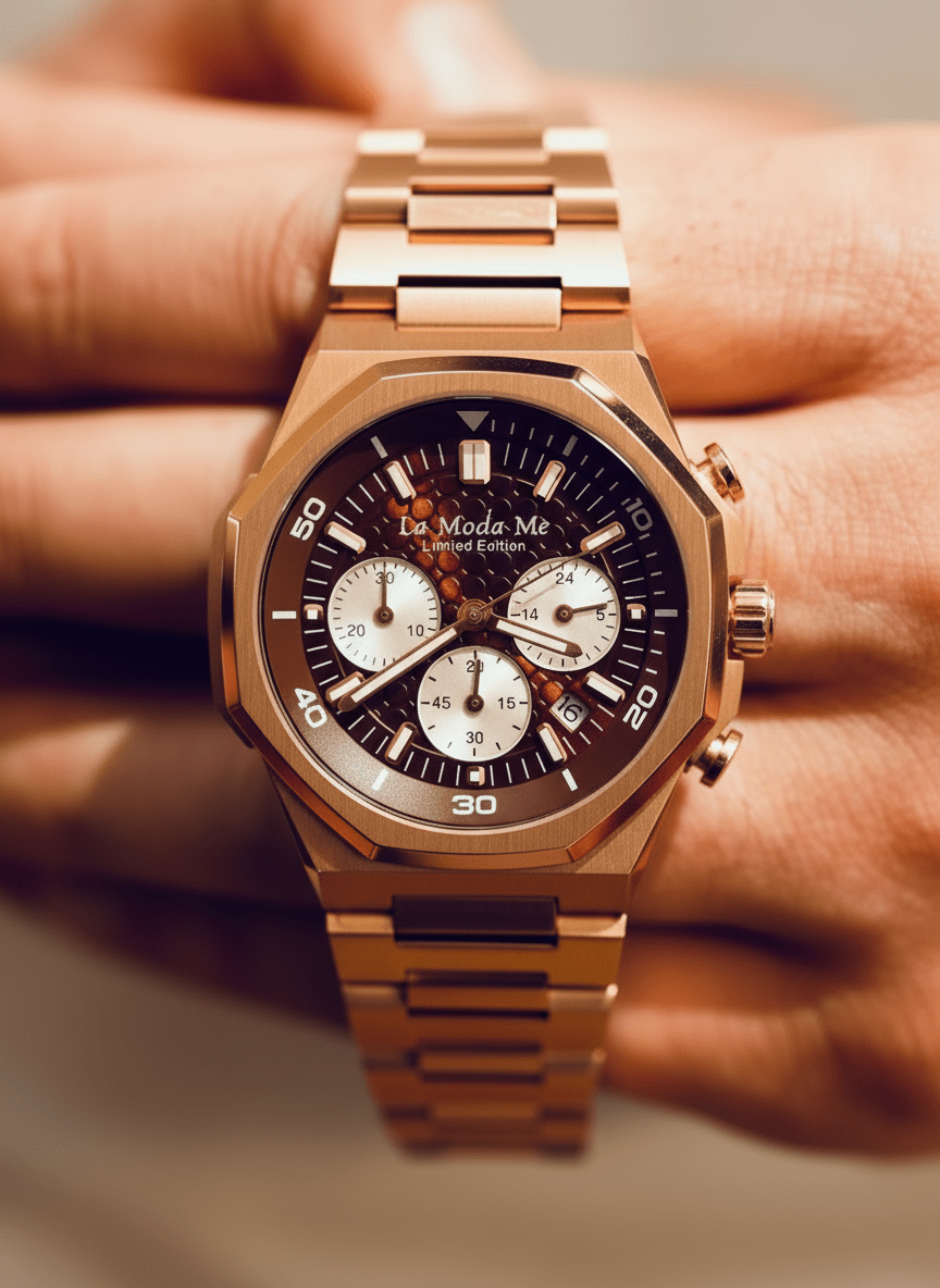 Crimson Horizon Maroon Watch - Premium Luxury Timepiece