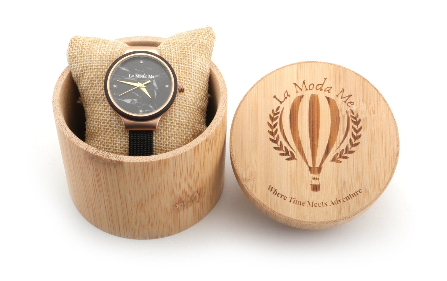 Watch Olivewood Ira - Eco-Friendly Rose Gold & Wood Timepiece
